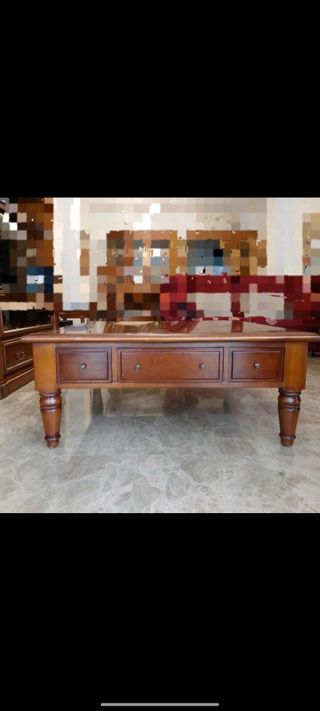 Mesa baja para sofás