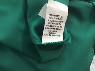 Vestido verde nuevo.