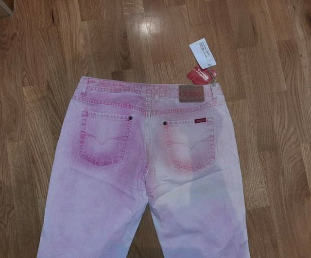 PANTALON GUESS VAQUERO ROSA PALO A ESTRENAR T.40.