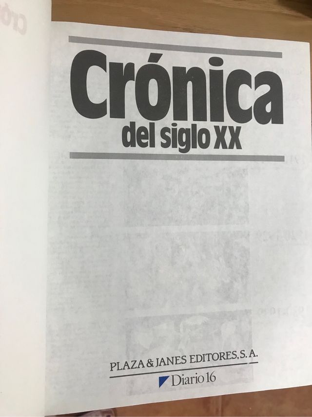 OFERTA Crónica del Siglo XX