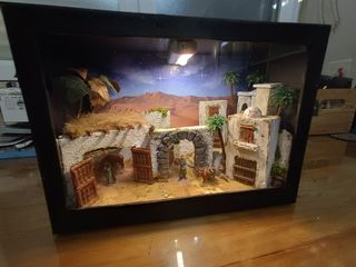 Maqueta escena portal de belén