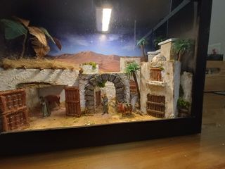 Maqueta escena portal de belén