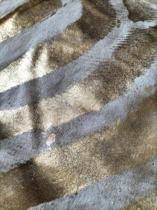 Alfombra piel de vaca cuero 195 cm x 170 cm