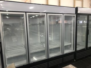 Armario frio 3 puertas cristal inox.