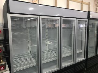 Armario frio 3 puertas cristal inox.