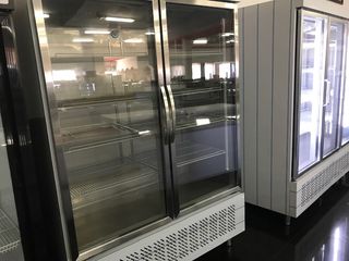 Armario frio expositor inox 2 puertas