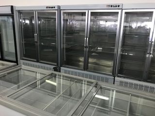 Armario frio expositor inox 2 puertas