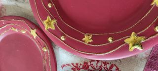 set di 3 piatti Natalizi in tre misure diverse