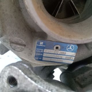 TURBO COMPRESOR MERCEDES SPRINTER 2.2 CDI AÑO 2010