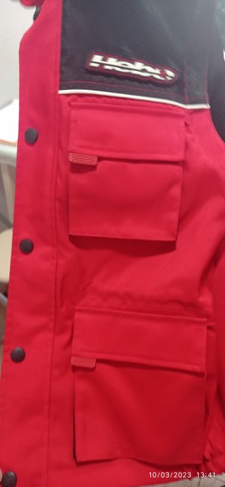 Cazadora de moto Hebo. Talla 10