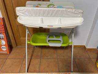 Cambiador/bañera plegable