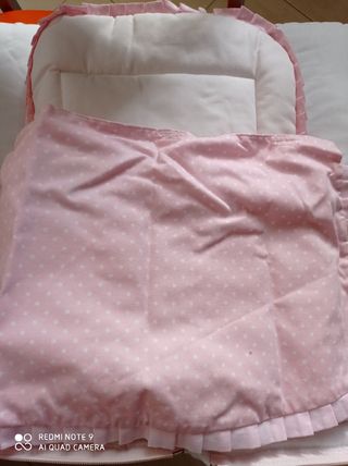 saco completo bebé universal  rosa