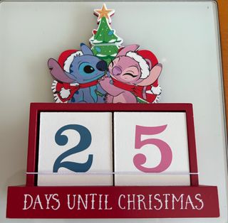 Calendario Navidad Stitch y Angel (Disney)