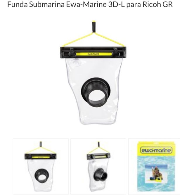 funda submarina para cámara de fotos en buceo