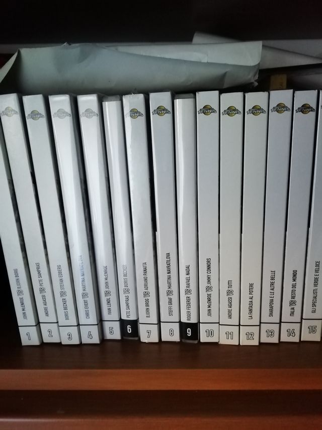 dvd i grandi del tennis