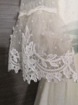 Vestido de comunión niña Rosa clará