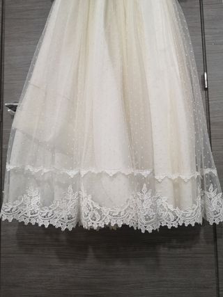 Vestido de comunión niña Rosa clará