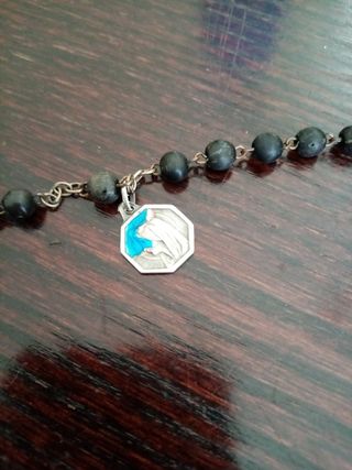 Antiguo rosario Virgen de Lourdes