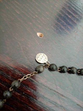 Antiguo rosario Virgen de Lourdes