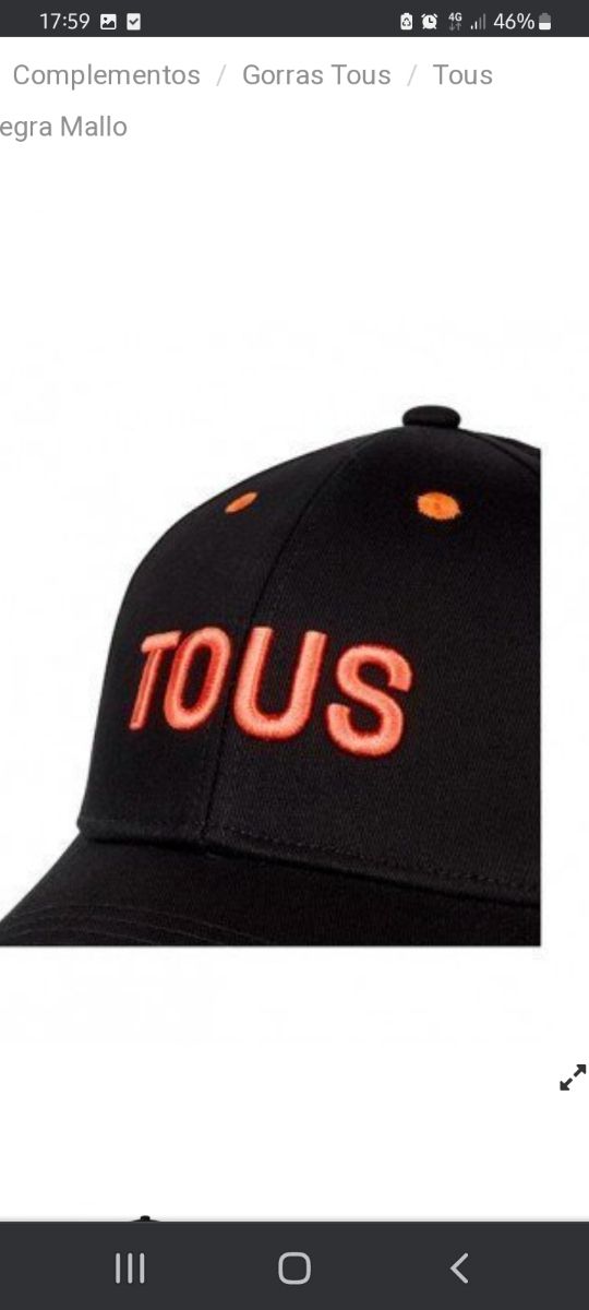 Gorra firma TOUS