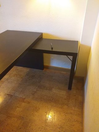 Mesa despacho medidas 1.51x65cm ala medidas 60x40