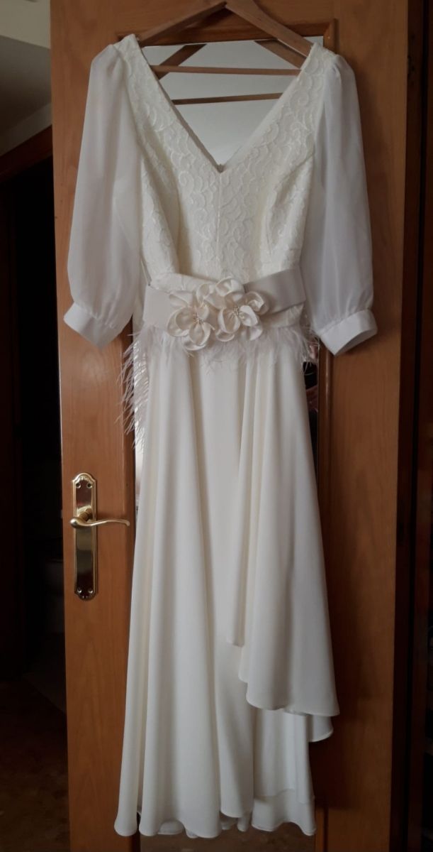 Vestido de Novia Blanco Roto