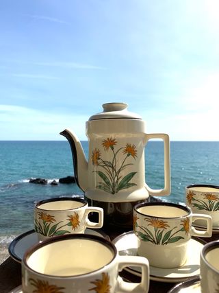 JUEGO DE CAFÉ ITALIANO VINTAGE