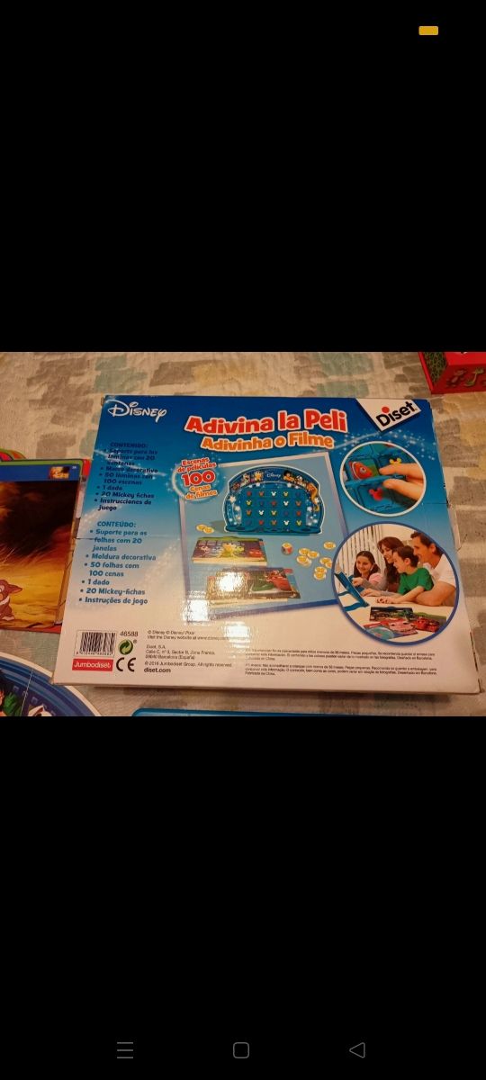 Juego de mesa, adivina la peli