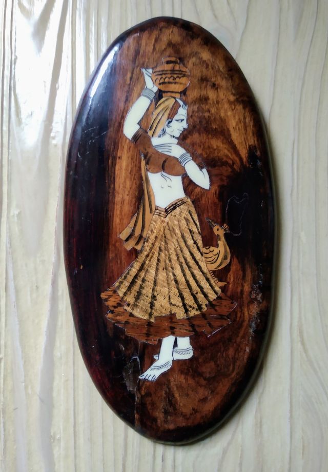 Marquetería india vintage. Cuadros