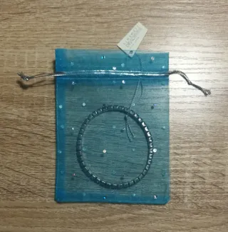 PULSERA PIEDRAS AZULES SWAROVSKI