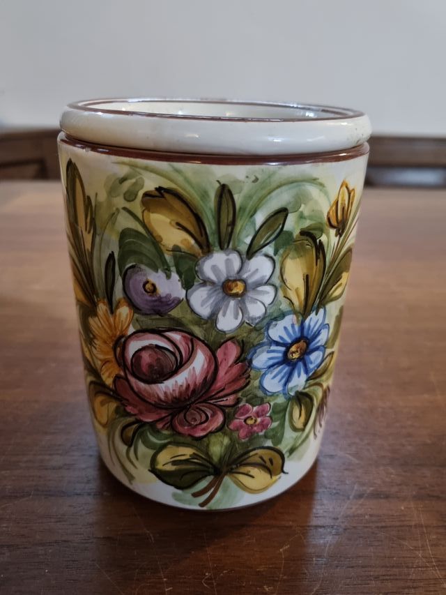 vasetto artigianato ceramica Castelli