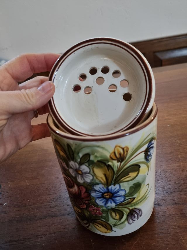 vasetto artigianato ceramica Castelli