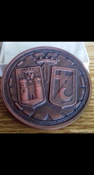 MEDALLA SAN JORGE ALCOY. CENTENARIO 1976. BRONCE.