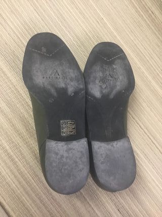 Mocasines de piel verde pino T-36