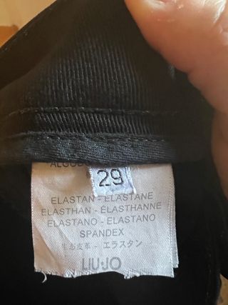Jeans nero stretch "Liu Jo" taglia 29 (M-IT42)
