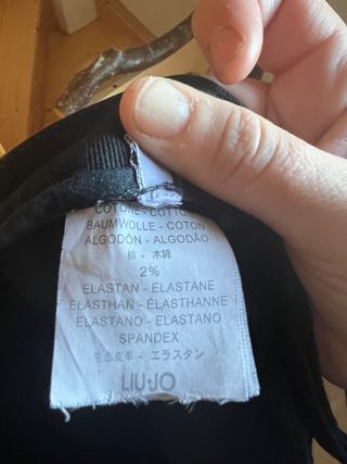 Jeans nero stretch "Liu Jo" taglia 29 (M-IT42)