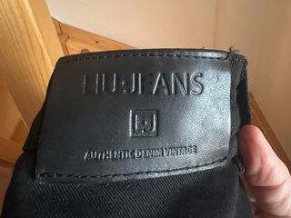 Jeans nero stretch "Liu Jo" taglia 29 (M-IT42)