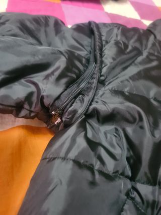 Cazadora tipo plumas hombre