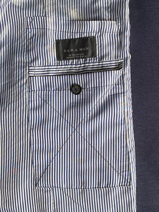 Blazer Zara Man en tejido de algodón nuevo talla M