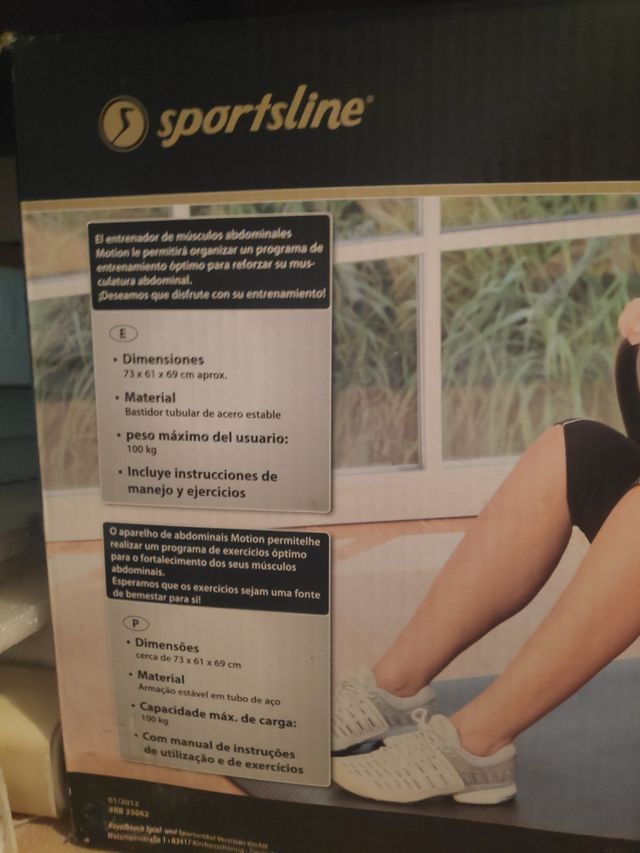 Aparato abdominales con ordenador de entrenamiento