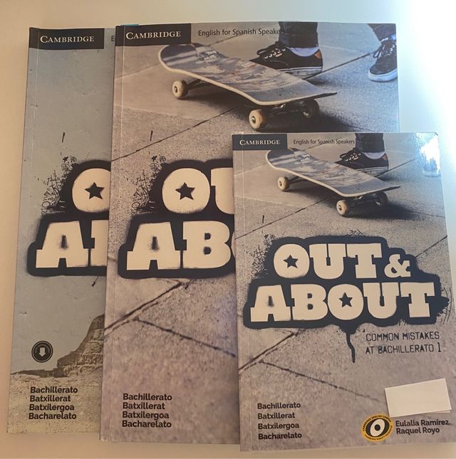 Worbook/student's book 1º bachiller out and about