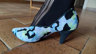 zapatos salón estampados