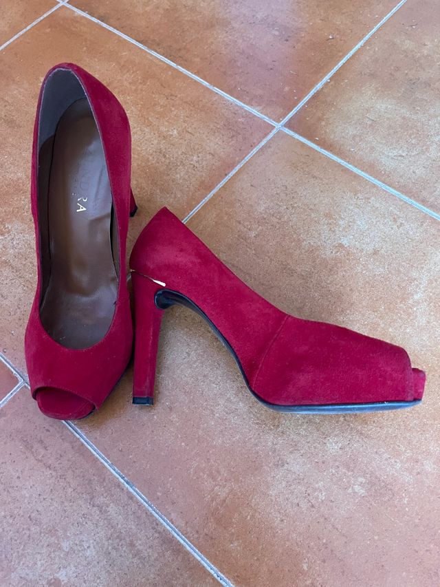 ZAPATO ROJO MUJER ZENDRA Nº 37