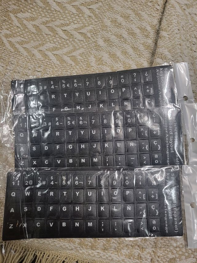Pegatina de teclado español