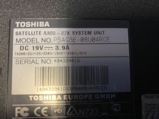 Ordenador Toshiba A300