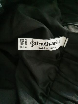 hermosa Falda estampada flores con volados