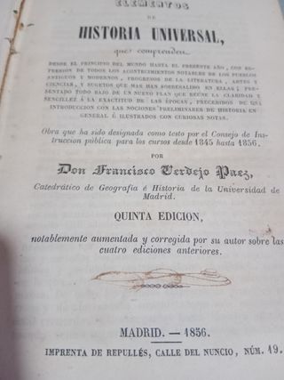 lecciones elementales de Historia de España
