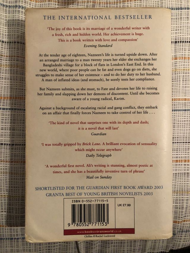 Brick Lane by Mónica Ali 