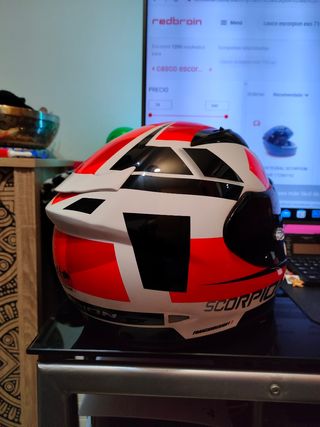 casco para moto scorpion