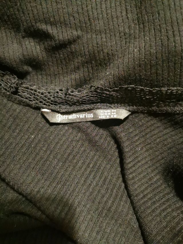 top negro sin mangas mujer M/38